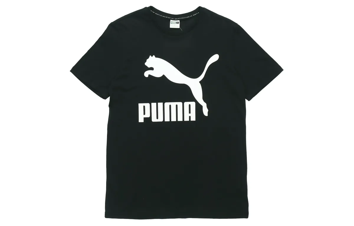 PUMA Set-in Sleeve T-Shirt Men's Black