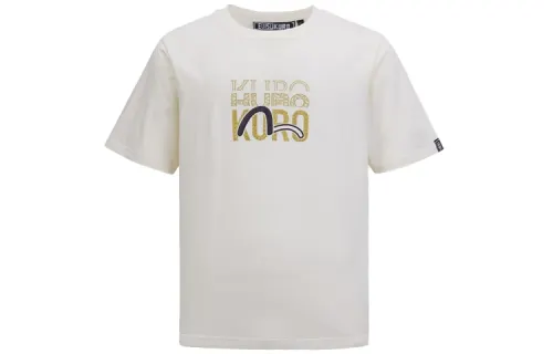 EVISU T Shirts Men's Crew Neck Moderate Straight Fit