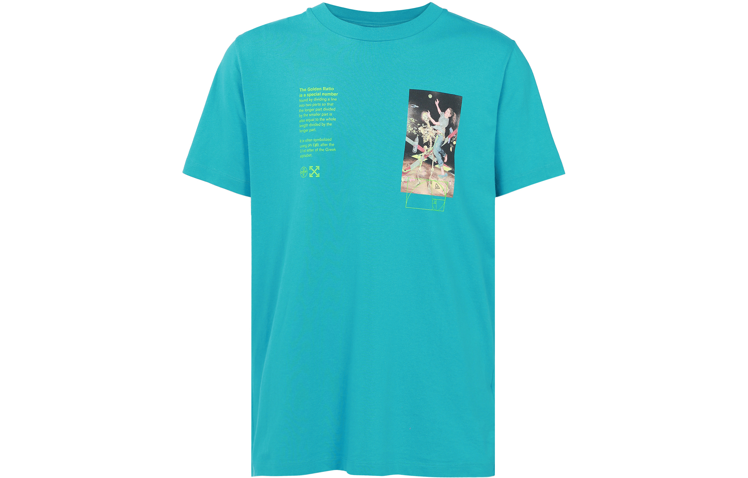 OFF WHITE SS20 T Shirts Men's Crew Neck Moderate Straight Fit