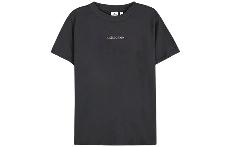 Adidas Originals T-Shirts Men's Gray Crew Neck Moderate Straight Fit