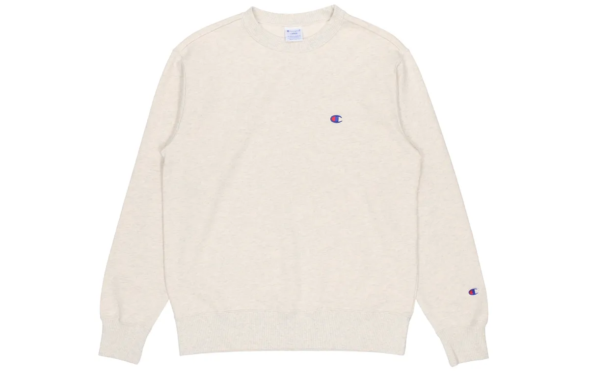 Champion Sweatshirt Japan Version Unisex Ecru