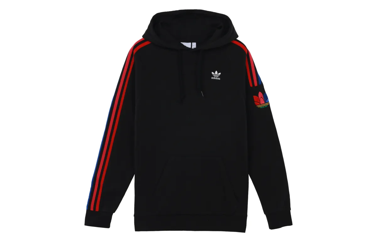 Adidas Originals Sweatshirts Men's Black Hooded Moderate Regular