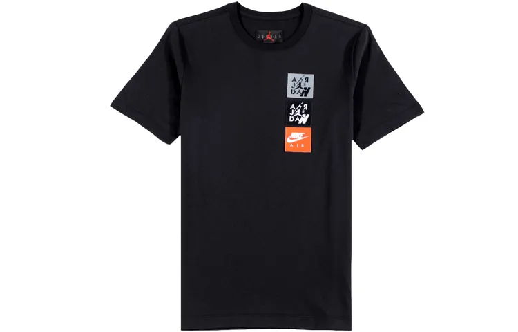 Jordan T-Shirts Men's Crew Neck Moderate Straight Fit