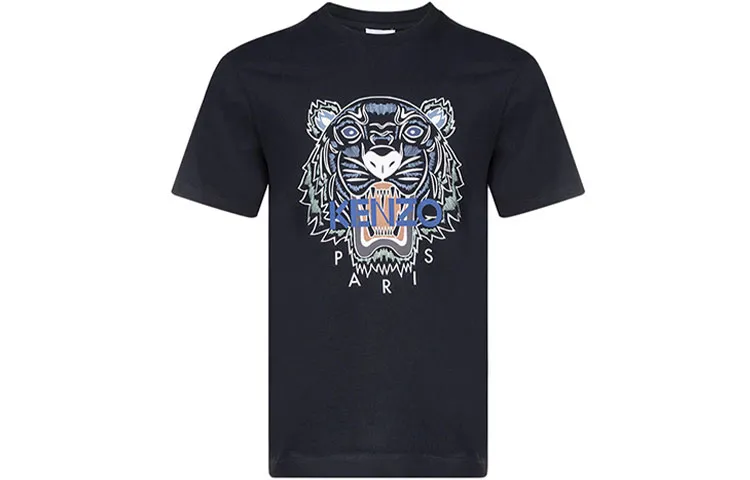 KENZO Men Classic Tiger Short-Sleeve T-Shirt Black