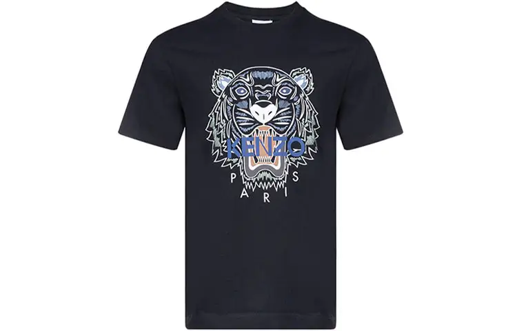 KENZO Men Classic Tiger Short-Sleeve T-Shirt Black
