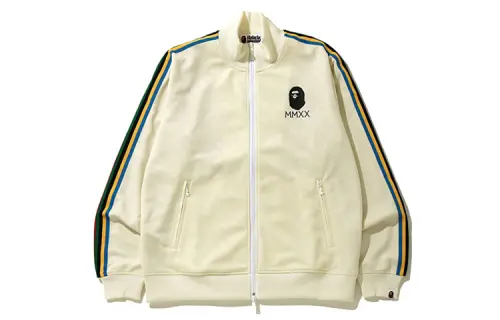 Bape A BATHING APE Line Sleeve Jersey Top