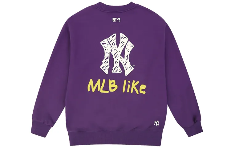MLB Sweatshirt Unisex Blue Purple