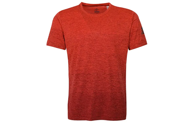 Adidas XPERIOR MERINO T-Shirts Men's Orange Crew Neck Moderate Straight Fit