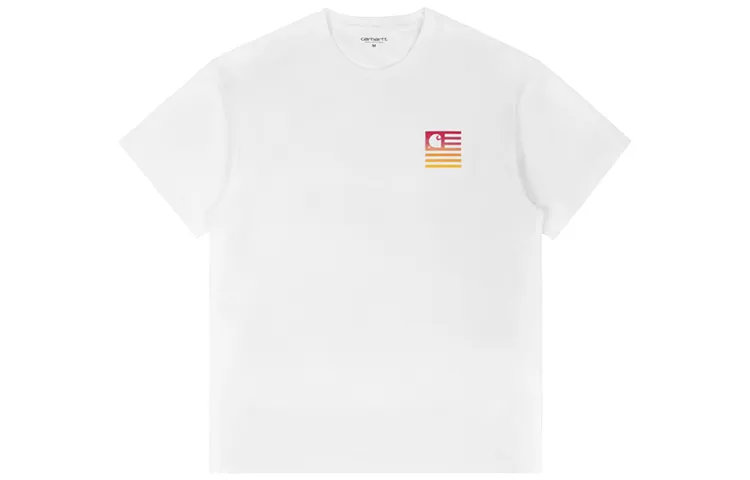 Carhartt WIP T-Shirts Men's White Crew Neck Moderate