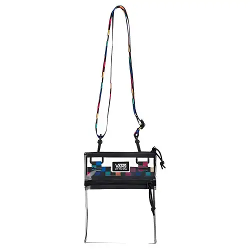 Vans PVC Crossbody Bag, Shoulder Bag Regular Unisex Transparent