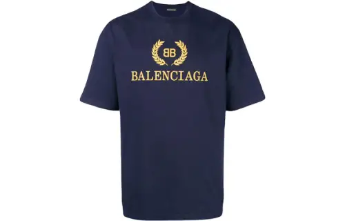 Balenciaga T Shirt Men's Marine Blue
