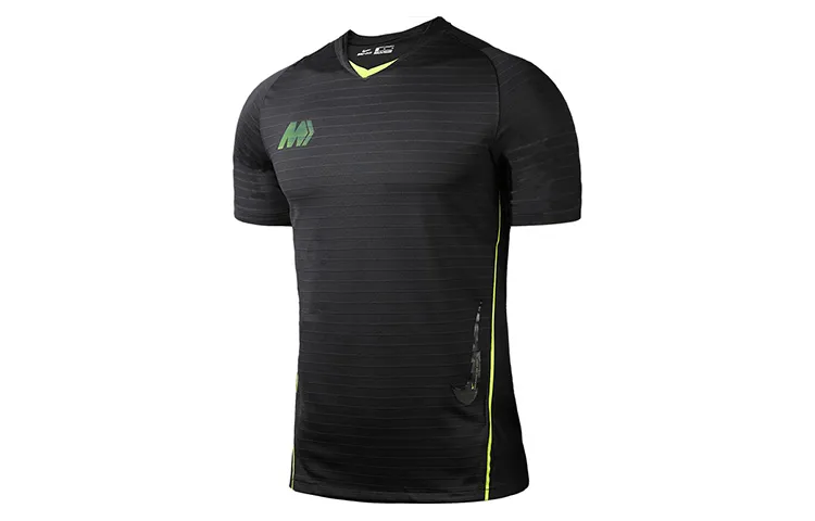 Nike T-Shirts Men's Black V-neck Thin