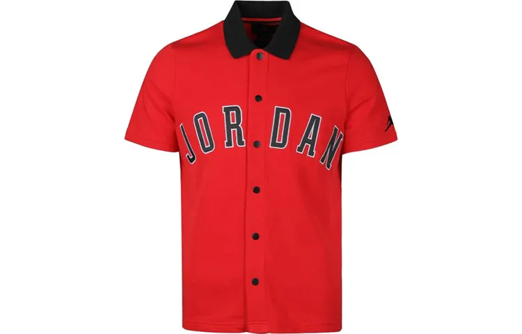 Jordan Dna Distorted Basketball Sports Short Sleeve T-Shirt Red
