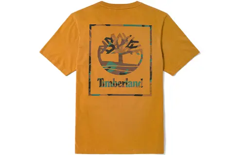 Timberland T Shirts Men's Wheat Crew Neck Moderate Straight Fit