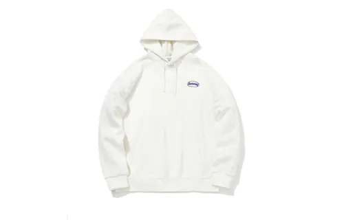 Li Ning Sports Fashion Collection Sweatshirts Unisex Ivory Hooded Moderate Regular
