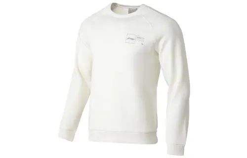 Li Ning Sweatshirt Men's Mist White