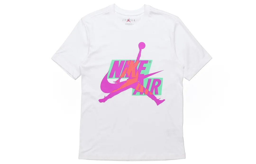 Jordan Set in Sleeve T Shirt Men's White