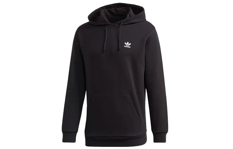 Adidas Originals Sweatshirts Men's Black Hooded Moderate Regular
