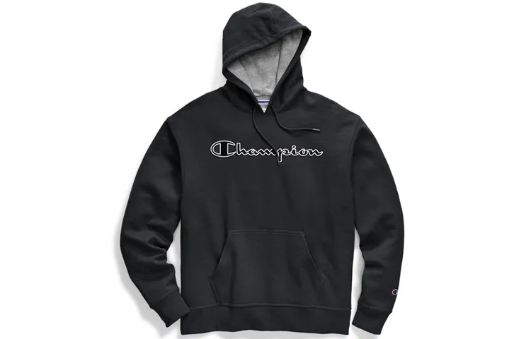 Champion Sweatshirt US Version Unisex Black