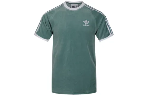 Adidas Originals Shamrock Retro Stripes T Shirt Men's Green