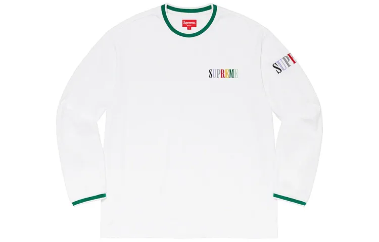 Supreme Multicolor Logo Long Sleeve Top