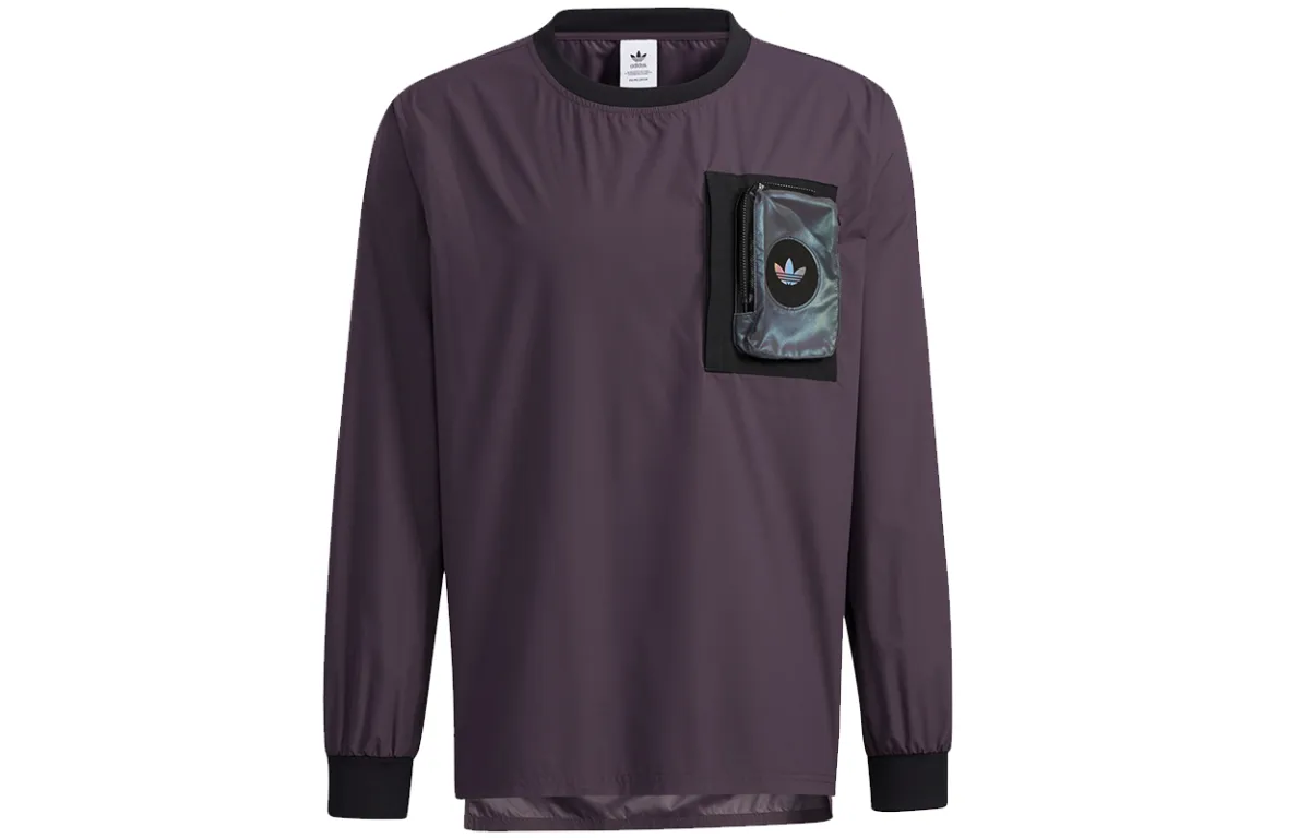 Adidas Originals Set in Sleeve T Shirt Men's Purple