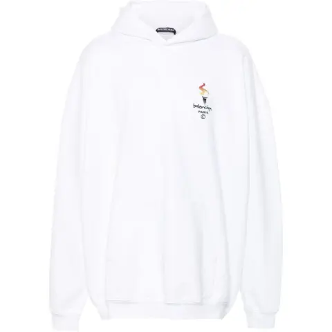 Balenciaga Sweatshirt Unisex White