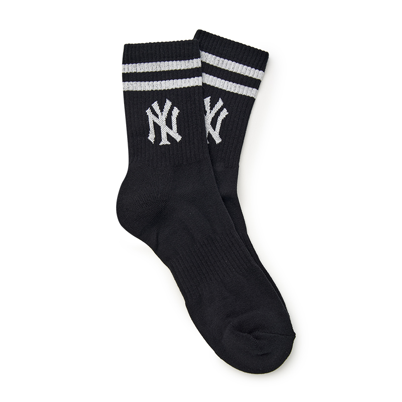 MLB New York Yankees Crew Socks Unisex 1 Pack Black