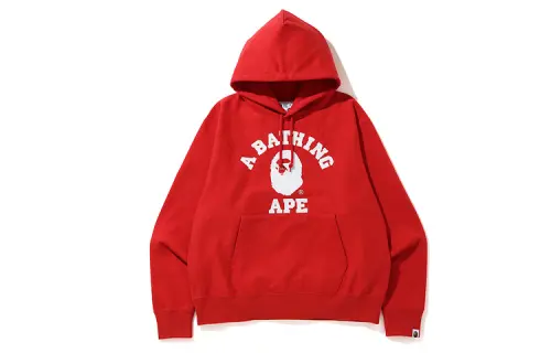 Bape Relaxed Classic College Pullover Hoodie