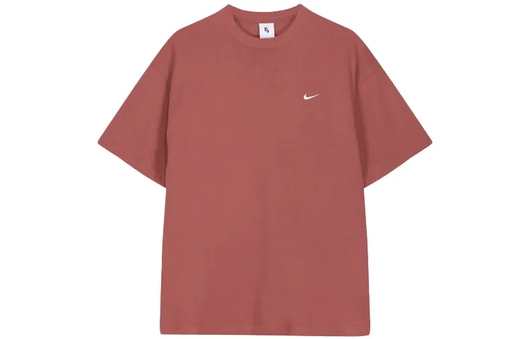 Nike Drop Shoulder Sleeve T Shirt Men's Fir Wood Red