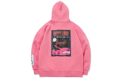 Li Ning Sweatshirt Men's Tea Rose Red