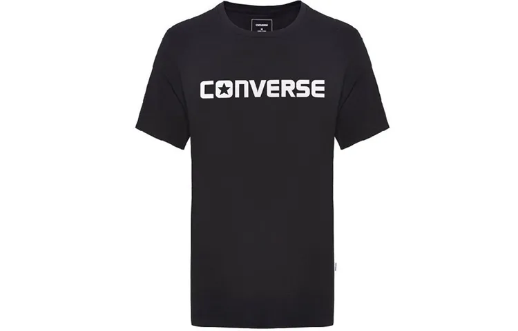 Converse Set-in Sleeve T-Shirt Men's Black