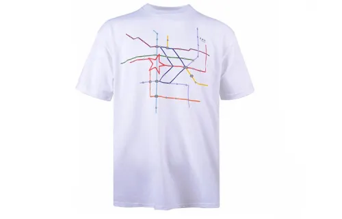 Converse T Shirts Men's White Crew Neck Moderate