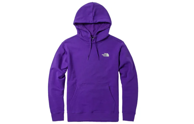 THE NORTH FACE Sweatshirts Unisex Purple Hooded Moderate Regular