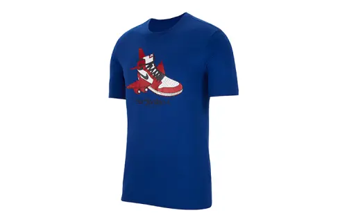 Jordan T Shirt Men's Dark Royal Blue