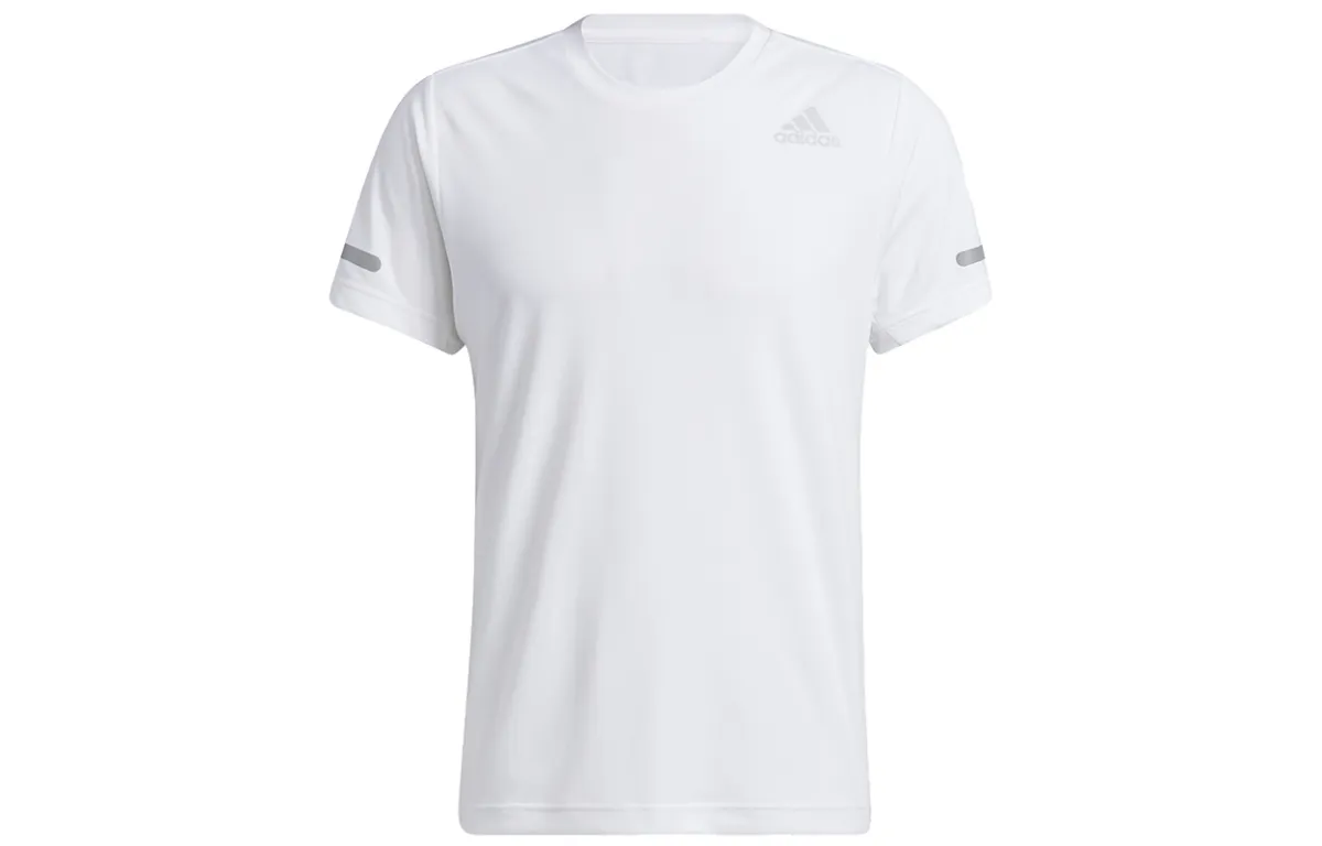 Adidas Set in Sleeve T Shirt Men's White