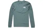 THE NORTH FACE Nse T Shirts Men's Green Crew Neck Moderate Straight Fit