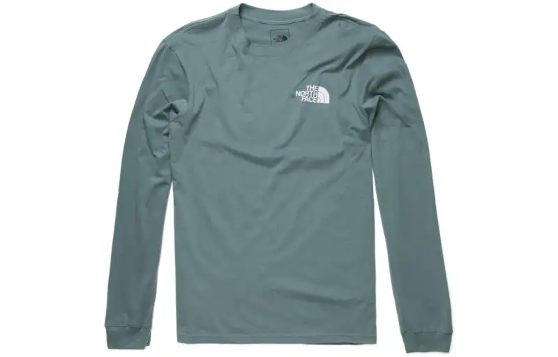 THE NORTH FACE Nse T Shirts Men's Green Crew Neck Moderate Straight Fit