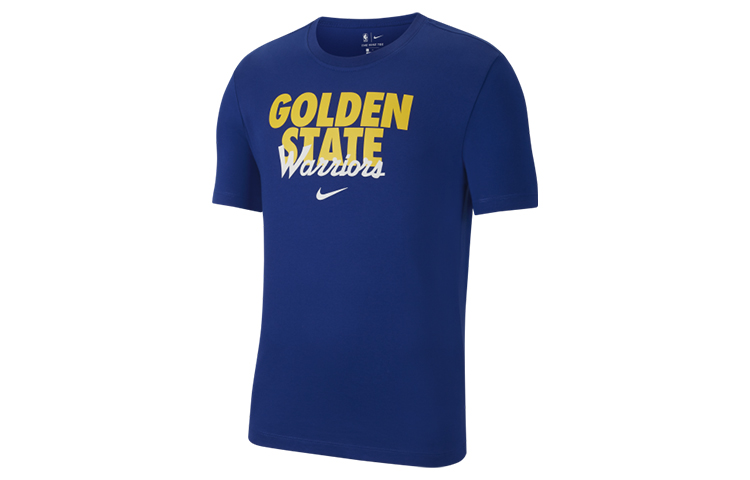 Мужская футболка Nike Golden State Warriors Dri-FIT NBA (синяя) — фото 1