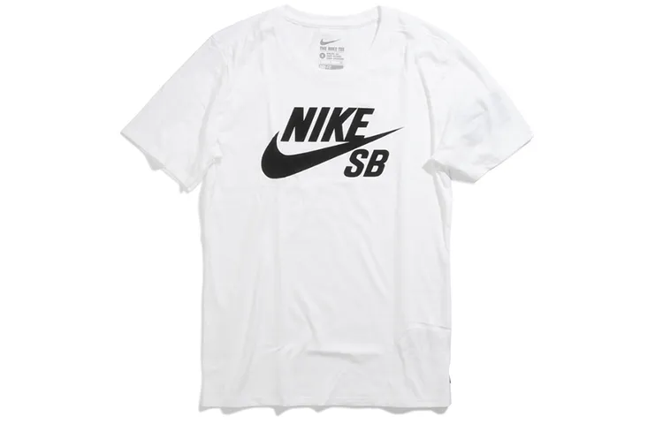 Nike T-Shirts Men's Crew Neck Moderate Straight Fit