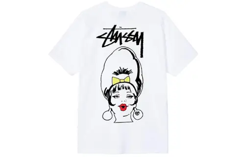 Stussy T Shirts Unisex Crew Neck Moderate Straight Fit