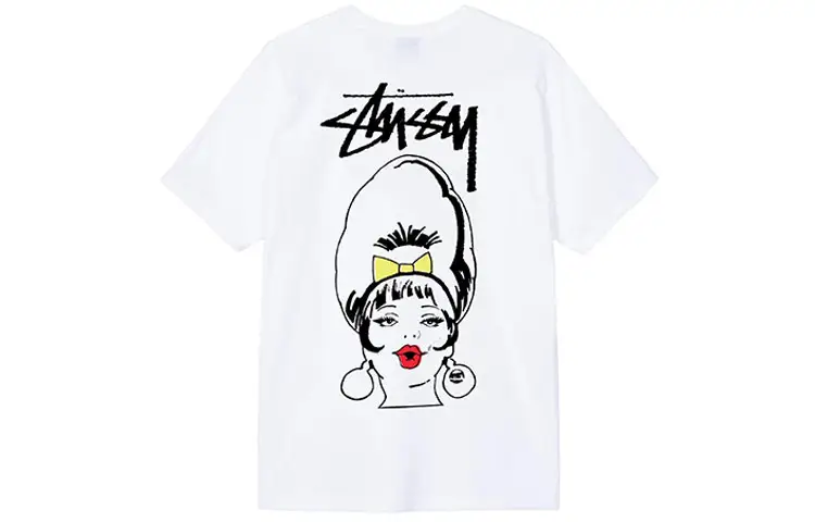Stussy T Shirts Unisex Crew Neck Moderate Straight Fit