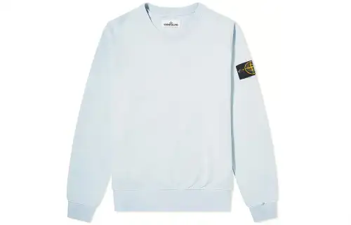 Stone Island logo-patch crew-neck sweatshirt