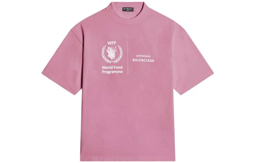 Balenciaga T Shirt Men's Light Pink