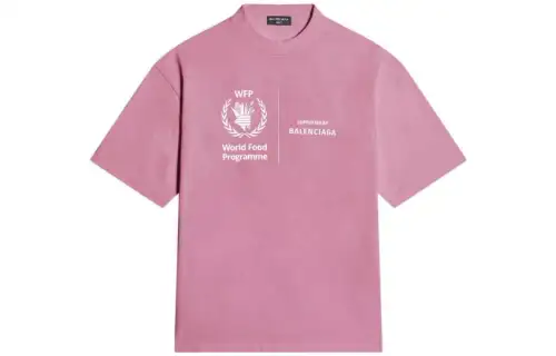 Balenciaga T Shirt Men's Light Pink