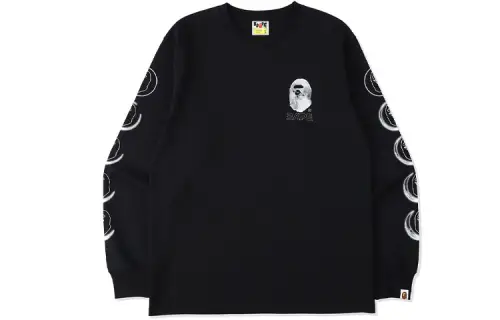 Bape Ape Head Moon L/S Tee