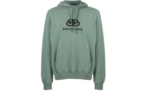 Balenciaga Pre Owned Logo print Cotton Hoodie