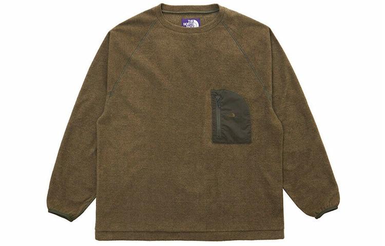 Мужское худи The North Face PURPLE LABEL Pack Field Fleece Crew (каки)