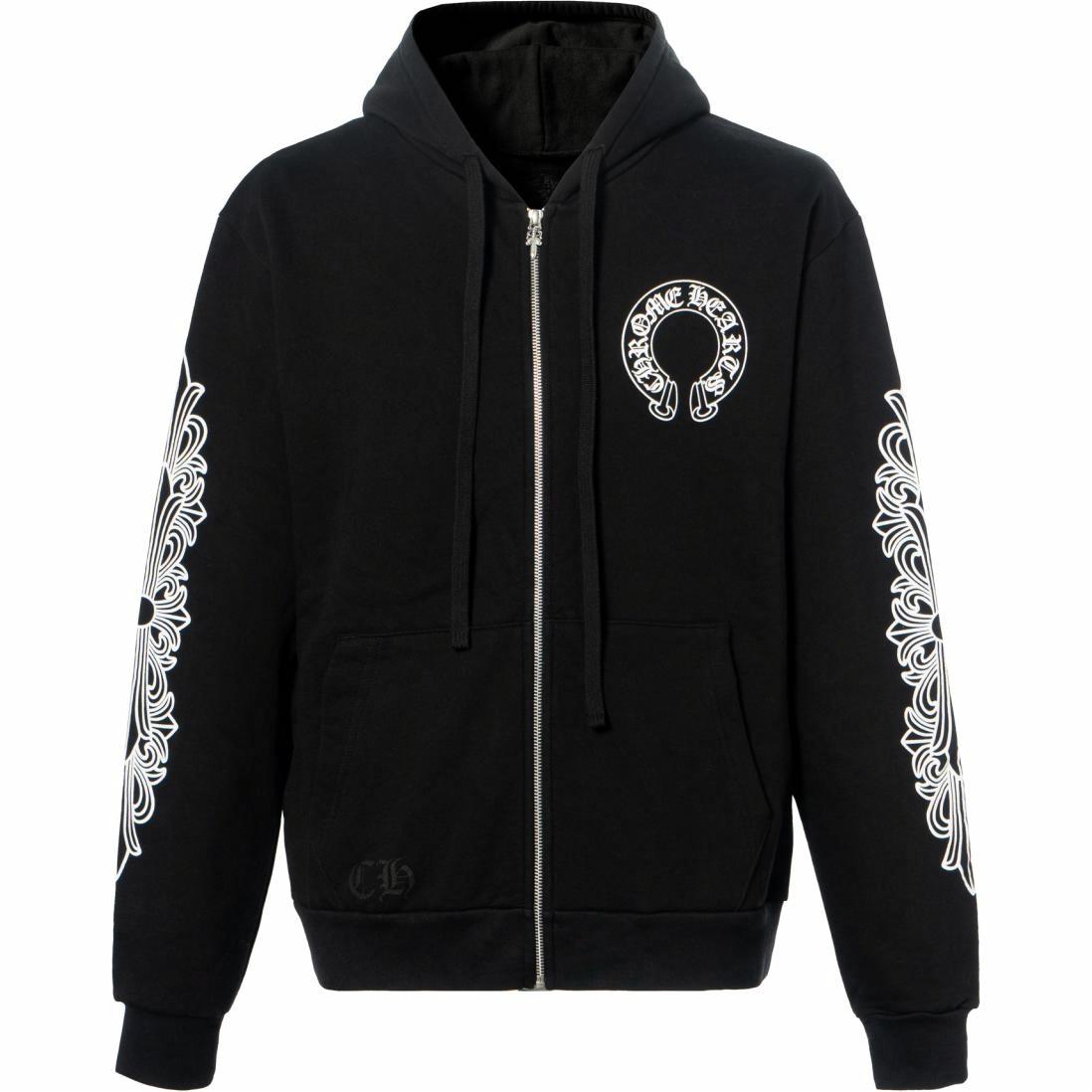 Chrome Hearts Hoodie Black ch-070 — купить одежду известных