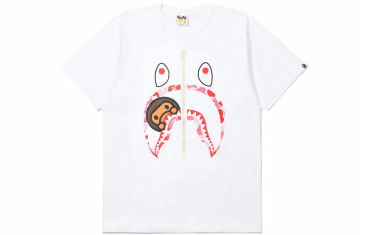 Мужская футболка A BATHING APE Milo Shark (черная) — фото 6